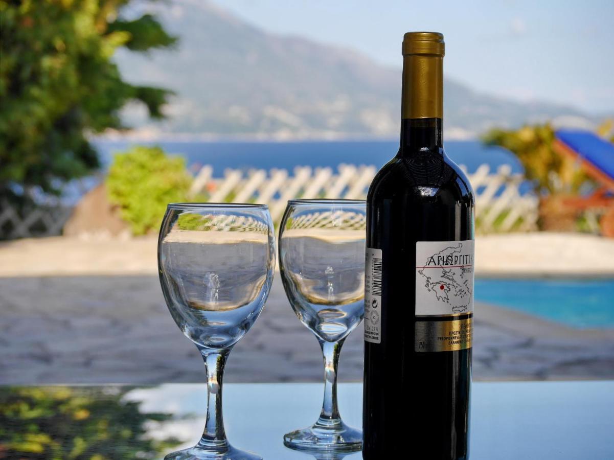 Villa Afroditi, Spartia, Kefalonia Livathos  Eksteriør bilde